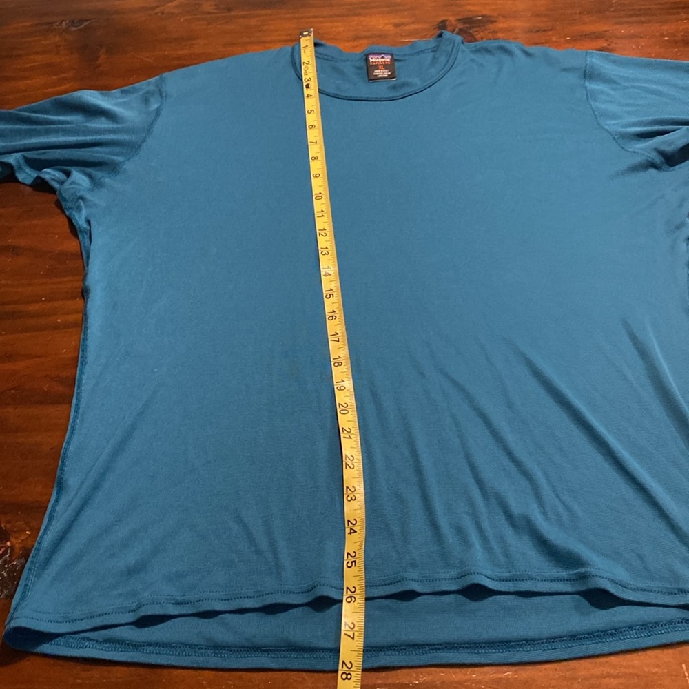 PATAGONIA TEAL THERMAL BASE LAYER CREW🌹 - Picture 7 of 12
